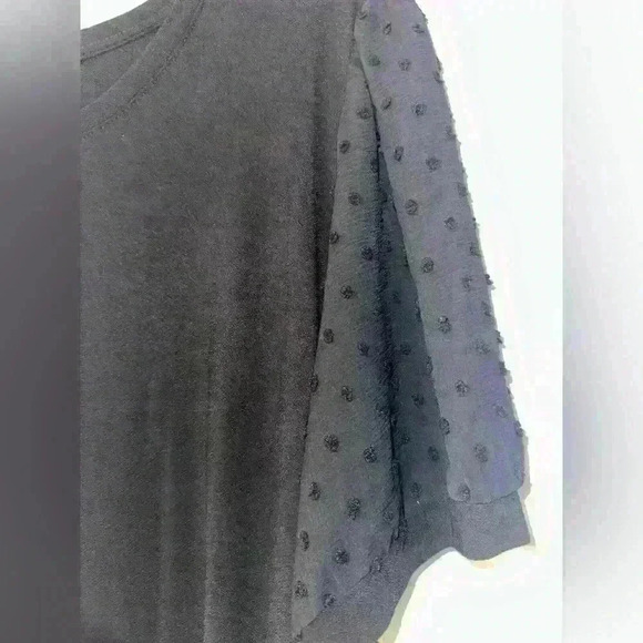 CeCe Dress Womens 2XL Black Sheer Sleeve NWT - Picture 7 of 7